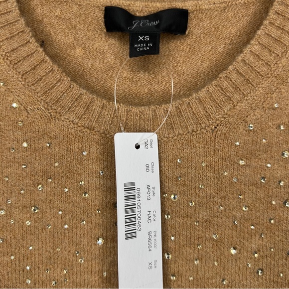 J CREW Gemstone Sweater in Supersoft Yarn - AF013 - Sz XS - Picture 6 of 11